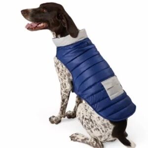Top Paw Navy Dog Puffer Jacket Pick a Size Water Resistant Vest NWT